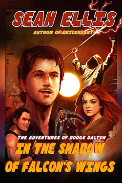 Cover of  The Adventures of Dodge Dalton 1 – In the Shadow of Falcon's Wings by Sean Ellis