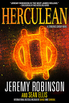 Cover for Hercuean by Jeremy Robinson and Sean Ellis